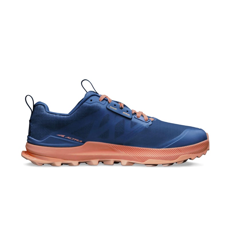ALTRA Women's Lone Peak 8 Trail Running Shoe, Navy/Coral, 8.5 - Image 3