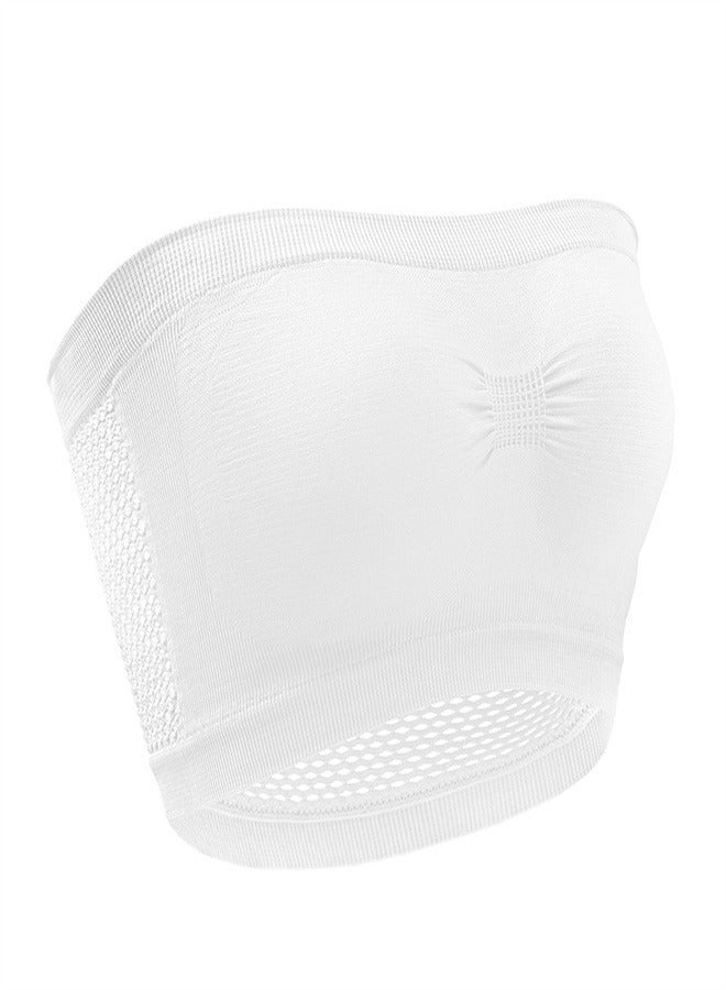Loquat Seamless One Line Sports Bra Ivory  - Image 1