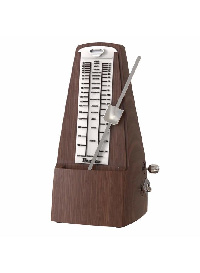 Ueteto Mechanical Metronome Wood Grained Loud Sound/High Precision/No batteries Needed/for Piano/Guitar/Violin/Drum and Other Instruments (Tower design) - Image 1