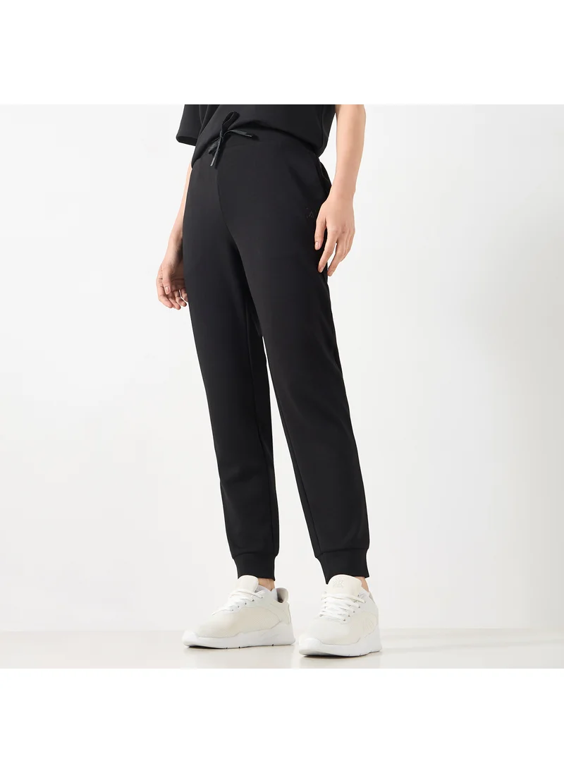 ADOT by Splash Solid Joggers with Drawstring Closure and Pockets