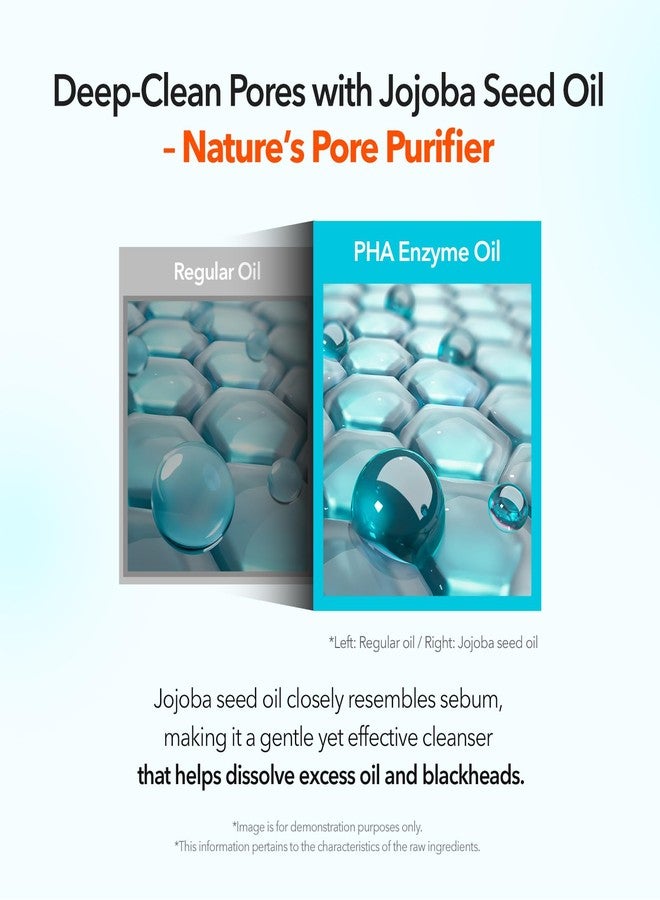 سيل فيوجن سي زيت تنظيف المسام Cell Fusion C PHA Enzyme، مزيل مكياج مع إنزيم، PHA وزيت الجوجوبا، يزيل الرؤوس السوداء والدهون الزائدة، منظف وجه خفيف، 200 مل / 6.76 أونصة سائلة - Image 3