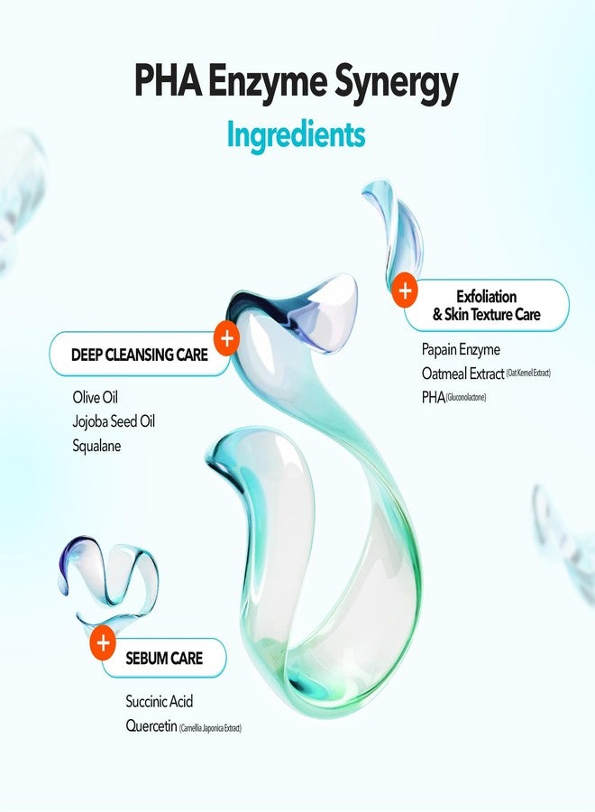سيل فيوجن سي زيت تنظيف المسام Cell Fusion C PHA Enzyme، مزيل مكياج مع إنزيم، PHA وزيت الجوجوبا، يزيل الرؤوس السوداء والدهون الزائدة، منظف وجه خفيف، 200 مل / 6.76 أونصة سائلة - Image 2