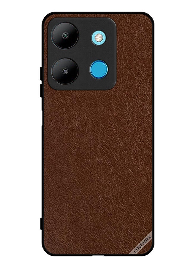 Covernex Protective Case Cover For Infinix Smart 7 Leather Pattern - Image 1