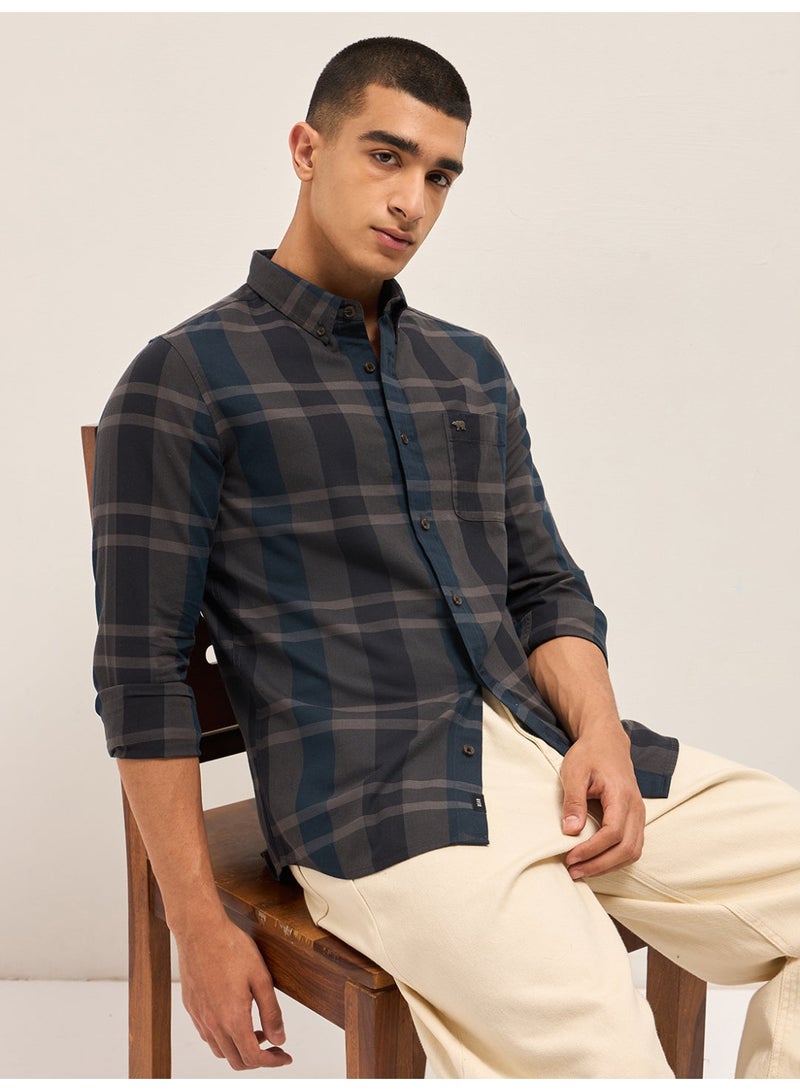 THE BEAR HOUSE Men’s Long Sleeve Shirt – Classic, Comfortable and Stylish Essential for Work, Travel or Casual Outings - Image 3