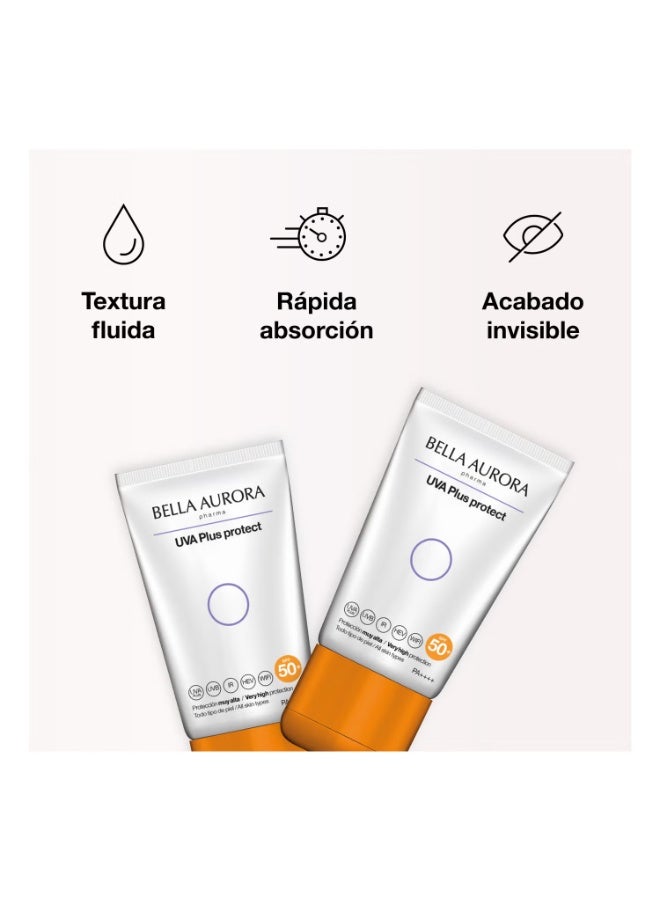 Bella Aurora UVA Plus Protect Anti-Dark Spots Photoprotector SPF50+ 50ml - Image 2