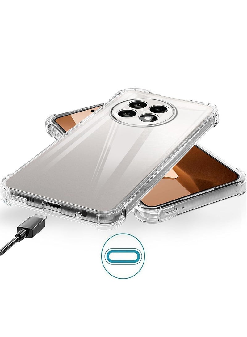 TPU Gorilla Case Cover for OnePlus 13R 5G, Phoce Cover with Reinforced Corner Bumper Camera Protection Slim Fit Shockproof Flexible - Clear - Image 5