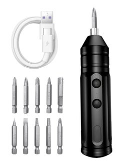 Y&D Cordless Rechargeable Screwdriver 1200mAh 3.7V Rechargeable, with 10 Magnetic Bits Electric Sets Forward and Reverse Rotate Standard  - Image 1