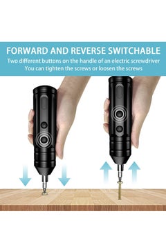 Y&D Cordless Rechargeable Screwdriver 1200mAh 3.7V Rechargeable, with 10 Magnetic Bits Electric Sets Forward and Reverse Rotate Standard  - Image 4