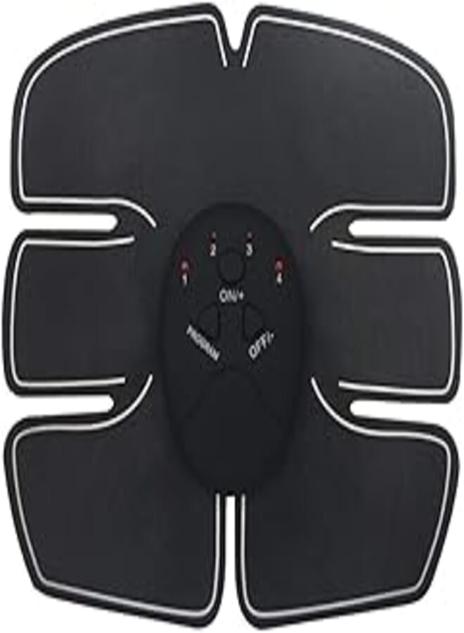Electric Muscle Stimulator Abdominal Stimulation Muscle Exerciser Training Body Slimming Machine Fat Burning Fitness Massage