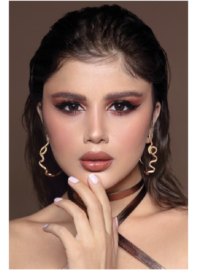 Dahab One Day Topaz Pack Of 10 Daily Disposable Colored Contact Lenses Unisex Cosmetic Contact Lenses  - Image 2