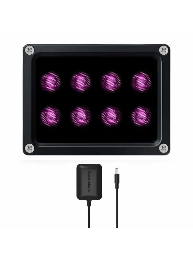 Tendelux 120ft IR Illuminator | BI8 Compact and Powerful 90ø Infrared Light for CCTV Security Camera (w/Power Adapter) - Image 1