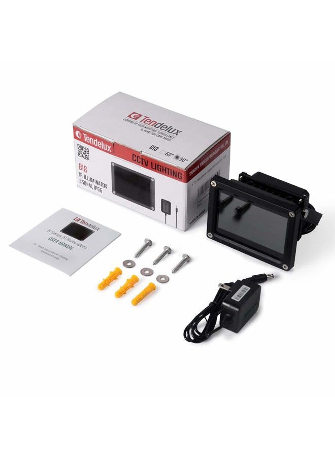Tendelux 120ft IR Illuminator | BI8 Compact and Powerful 90ø Infrared Light for CCTV Security Camera (w/Power Adapter) - Image 5