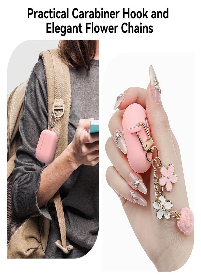 CASEFUN Compatible with AirPods Pro 3 Case 2025, Premium Soft Silicone Protective Case Cover for Apple AirPods Pro 3rd Generation with Cleaner Kit, Carabiner and Keychain Accessories for Women Girls - Image 3