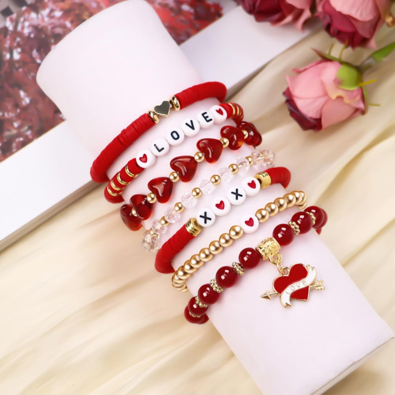 JAPDNK Valentines Day Gifts for Her 2026, Bracelets for Women Teen Girls, Jewelry Gift for Friend Girlfriend Lover - Image 4