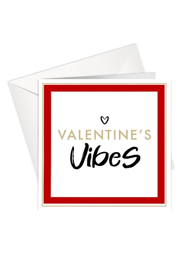 Share The Love Valentine's Vibes Greeting Card – Timeless Expression of Love and Affection for Your Special Someone