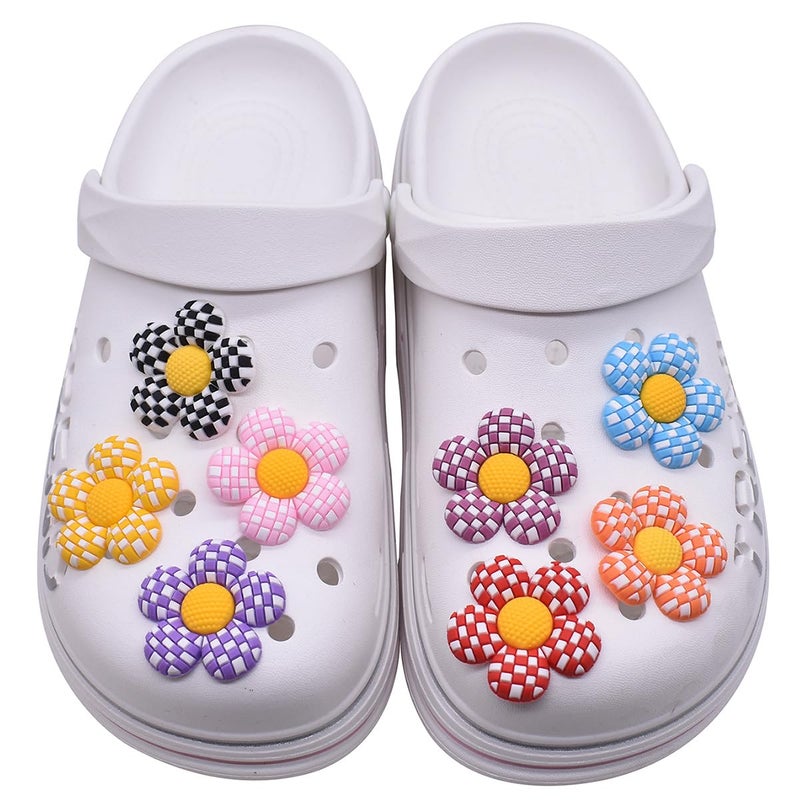Fantasee Shoes Charms for Kids Adults, 10 Pack Cute Flower Shoe Decoration Charms, Perfect Birthday Party Favors Gifts for Boys Girls Teens Adults (10 Pack - Flower) - Image 1