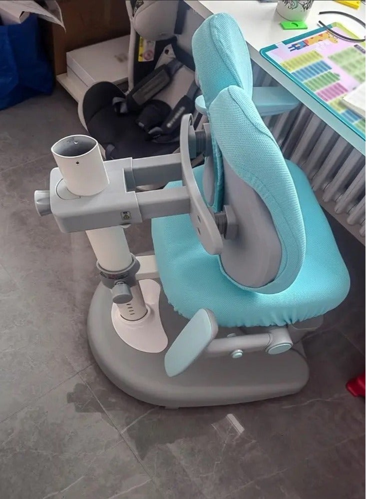 رافين كرسي مكتب للأطفال، كرسي تعليم الأطفال، مقعد تصحيح وضعية الجلوس، استخدام منزلي، ارتفاع قابل للتعديل ومسند للظهر، كرسي طلاب المدرسة الابتدائية 52 × 64 × 90 سم - Image 2