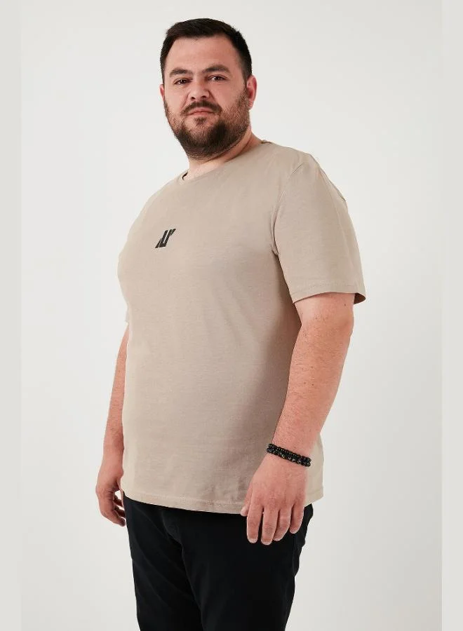 Buratti  Buratti Cotton Regular Fit Crew Neck Plus Size T Shirt Men's T SHIRT 5902753B for Men | Best Price UAE