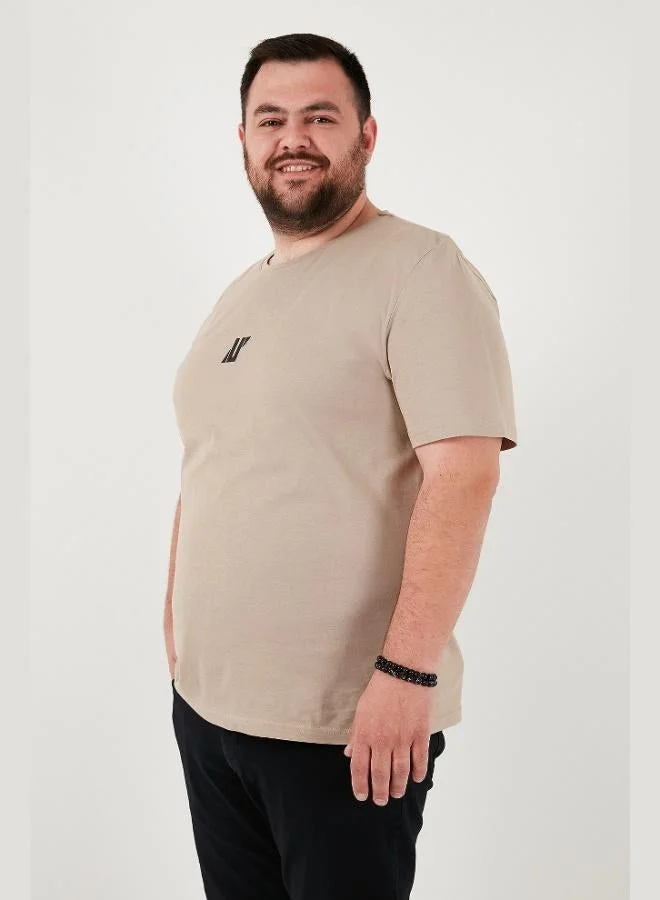 Buratti  Buratti Cotton Regular Fit Crew Neck Plus Size T Shirt Men's T SHIRT 5902753B for Men | Best Price UAE