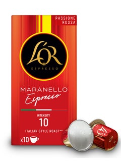 L'OR Espresso Maranello Intensity 10 Coffee Capsules 10 Capsules (52g)  - Image 1