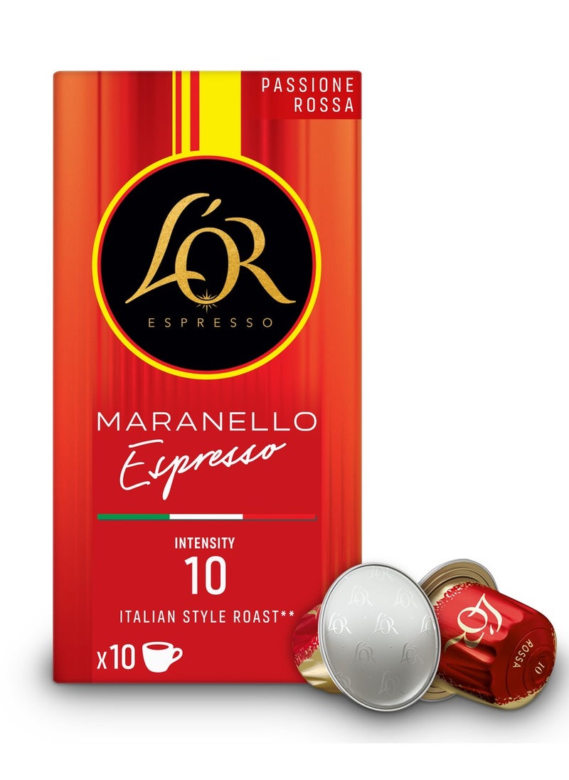 L'or Espresso Maranello Intensity 10 Coffee Capsules 10 Capsules (52g)  - Image 1