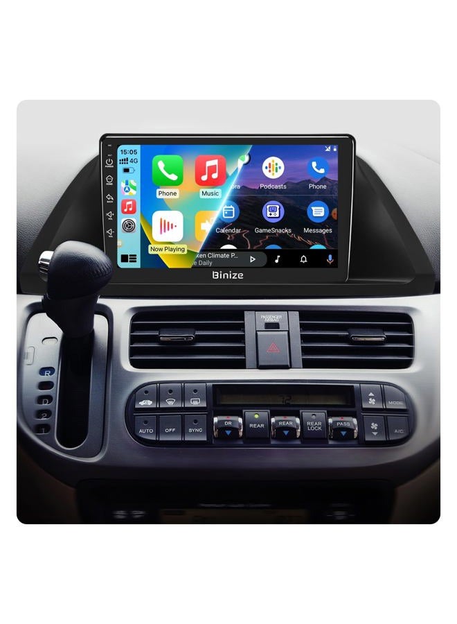 BINIZE 10.1 Inch Double Din Android 9.1 Car Stereo Radio Multimedia Touch Screen Head Unit GPS Navigation,FM+WiFi+Bluetooth,Support Rear Image Input,Mirror Link for Android&iOS,Dual USB(2G +16G) - Image 1