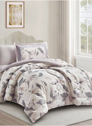 Bedding Comforter Set Single Size, 4-Pcs Bed Set Fits 120x200 Cms -Printed Bedding Set-All Season- Brushed Microfiber (طقم مفرش سرير فندقي) - pzsku/Z82F873520A3AD1D03B55Z/45/1746881861/7890baa3-3980-4552-ad0e-03980b59a4a8