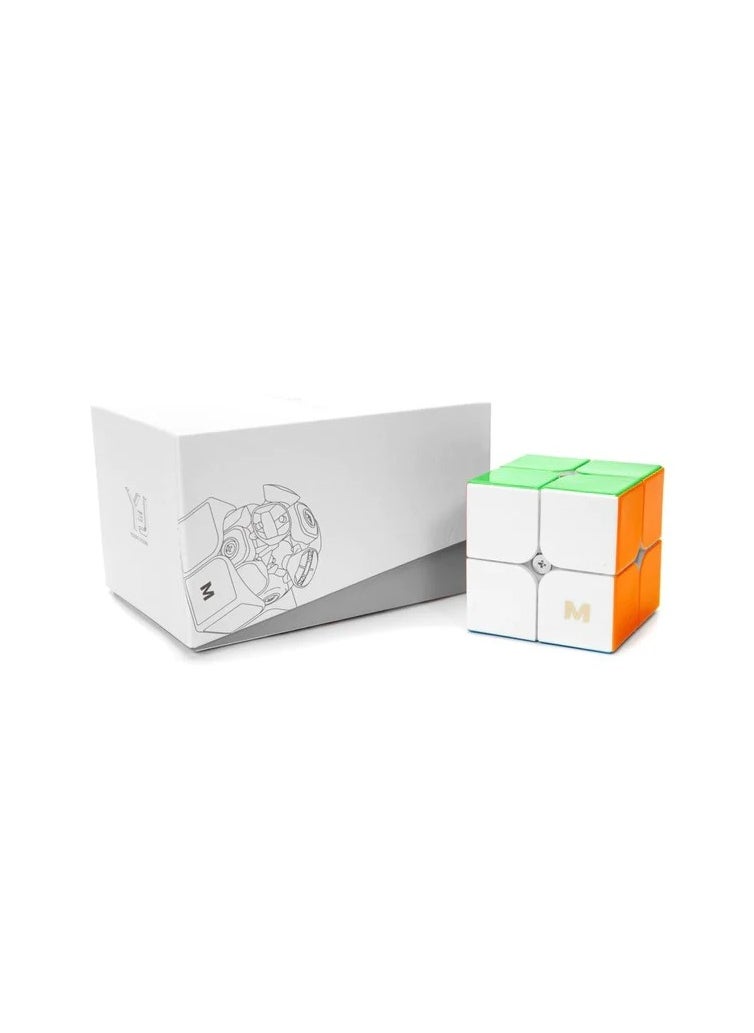 واي جيه YJ MGC Elite 2x2 مكعب السرعة المغناطيسي بدون ملصقات  - Image 1