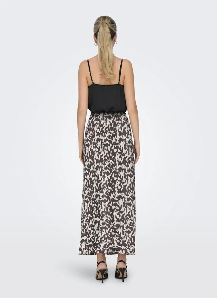 اونلي ONLCHIGO ANKEL SATIN SKIRT