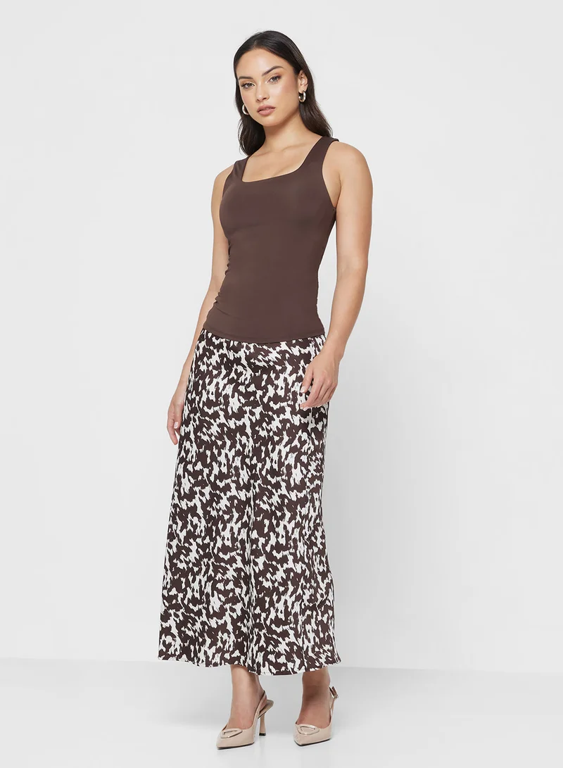 ONLY ONLCHIGO ANKEL SATIN SKIRT