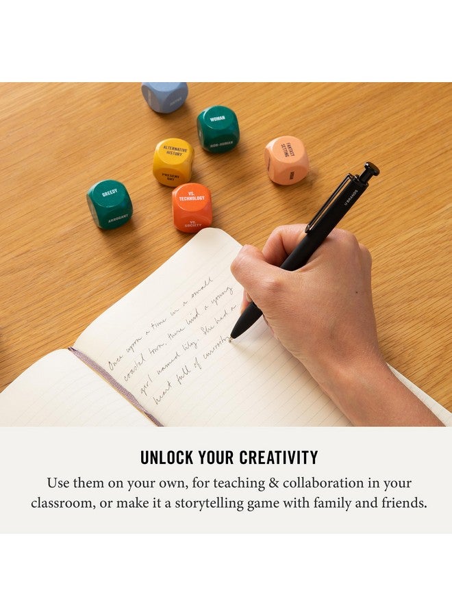 Two Tumbleweeds Writing Dice - Creative Writing Game for Adults, Writers & Teachers - Set of 9 Dice for Story Inspiration - Gifts for Writers - 1+ Players - Image 5