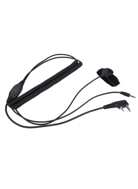 Two Way Radio Bluetooth Helmet Headset Special Connection Cable for Kenwood Baofeng