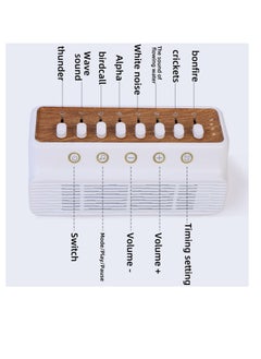 Y&D Sleep Sound Machine with Bluetooth Speaker, White Noise Machine, Rechargeable Battery Headphone Jack, DIY 255+ Mixer for Adults  - Image 3