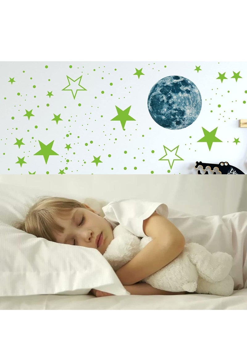 Glow In The Dark Stars Wall Stickers 433Pcs Glow Stars And Moon Decals Ceiling Stars Glow In The Dark For Wall Decoration Nursery Bedroom Living Room Decor - pzsku/Z82F89996AE238C227959Z/45/_/1706507852/e93be3d9-619a-4d89-afa9-3b2e84572caa