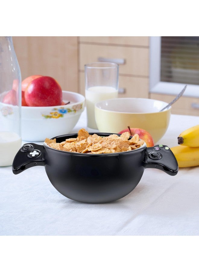 KOVOT Kovot “Level Complete” Gamer Bowl - 22oz Ceramic Soup Cereal Bowl Gamer Gift -Black - Image 2