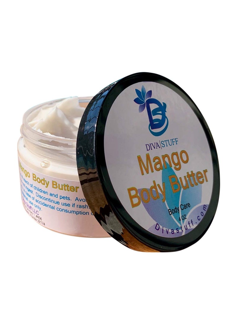 Diva Stuff - Mango Body Butter with Fresh Mangos By Diva Stuff 4oz - Image 1