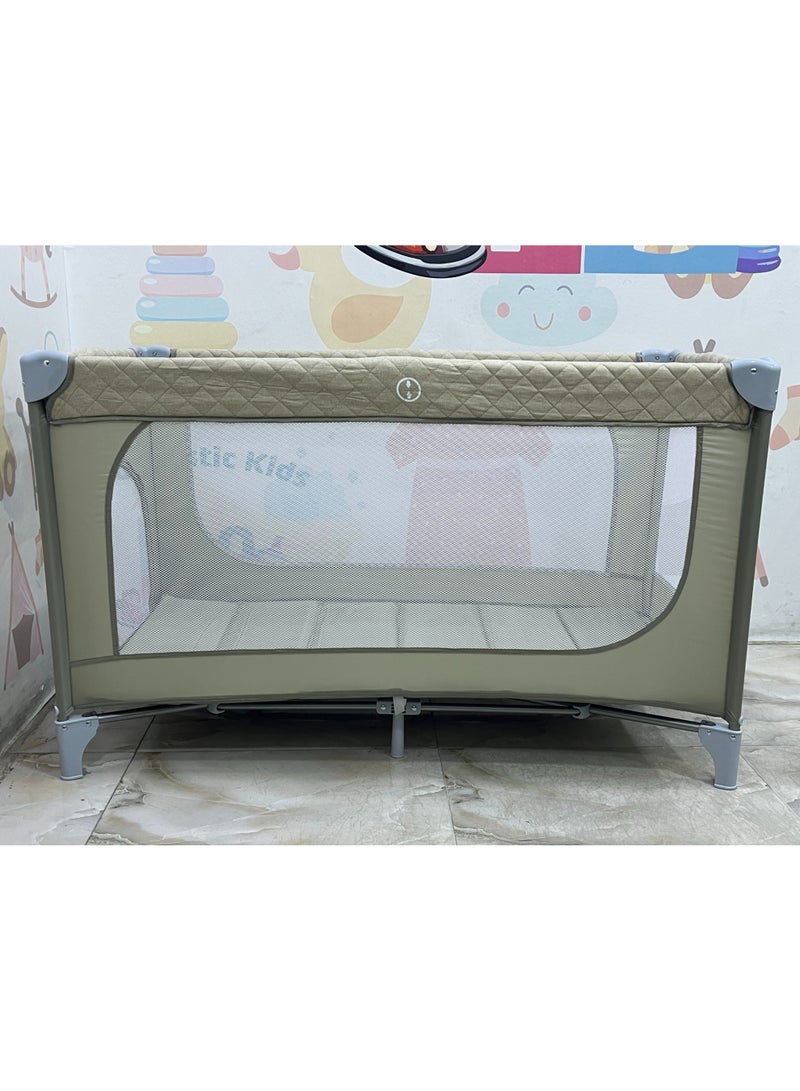 DEHKAH DEHKAH Portable Baby Playpen – Foldable Travel Cot for home and outdoor & Infant Play Yard with Breathable Mesh, Tool-Free Setup - One Level - Image 4