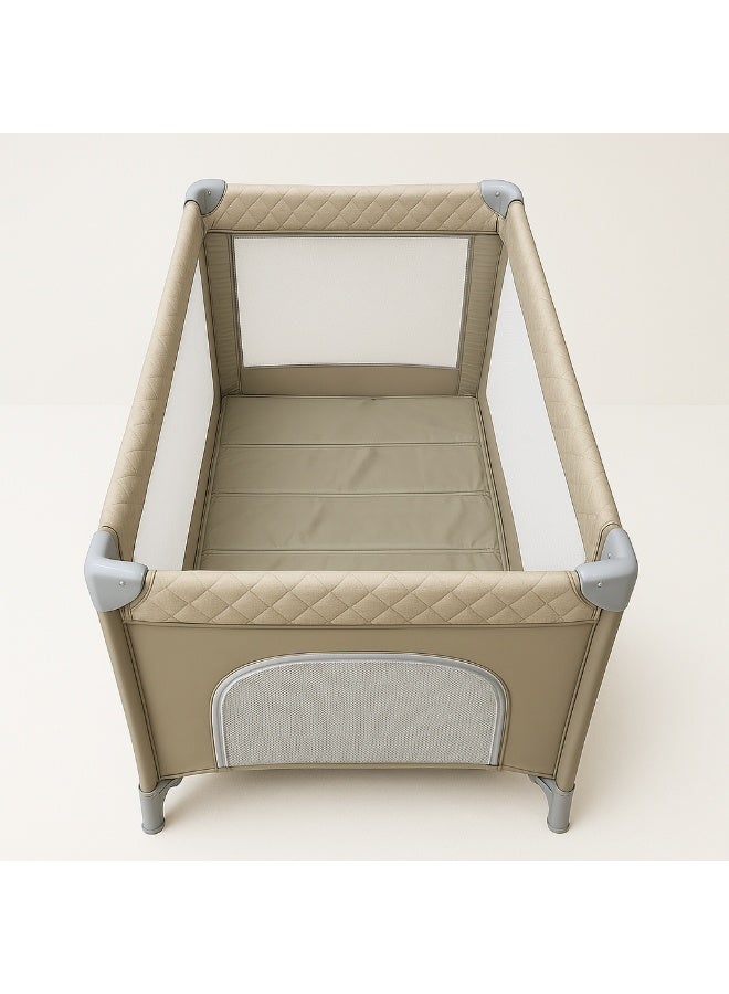 DEHKAH DEHKAH Portable Baby Playpen – Foldable Travel Cot for home and outdoor & Infant Play Yard with Breathable Mesh, Tool-Free Setup - One Level - Image 3