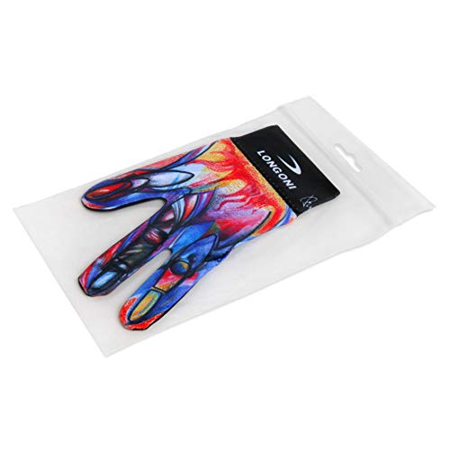 LONGONI Billiard POOL CUE GLOVE Fancy Leonardo 3 for Left hand - Image 5