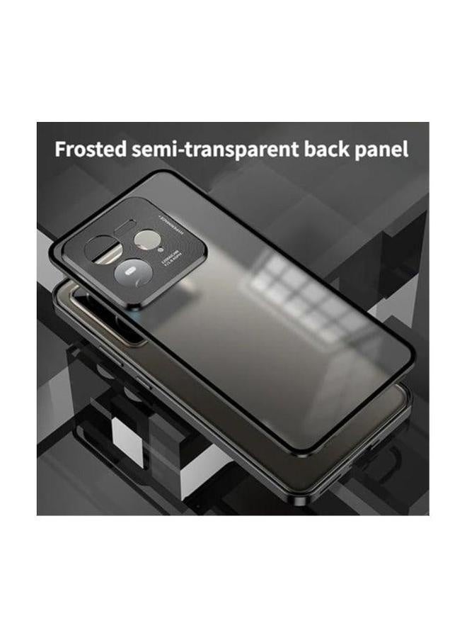 Case Compatible with Realme GT 7 Pro Case, Aluminium Alloy Metal Frame Matte Frosted Translucent Back Cover Shockproof Protective for GT7  - Image 5