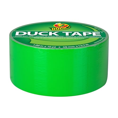 Duck Tape Colored Duct Tape, 1.88 in x 15 yd, Lime Green - Image 2