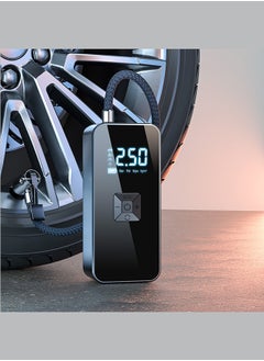 WEMART Air Compressor,Portable Air Compressor,Tire Air Pump for Car Tires,Car Accessories, 12V DC Auto Pump with Digital Pressure Gauge, Emergency LED Light for Bicycle  - Image 3