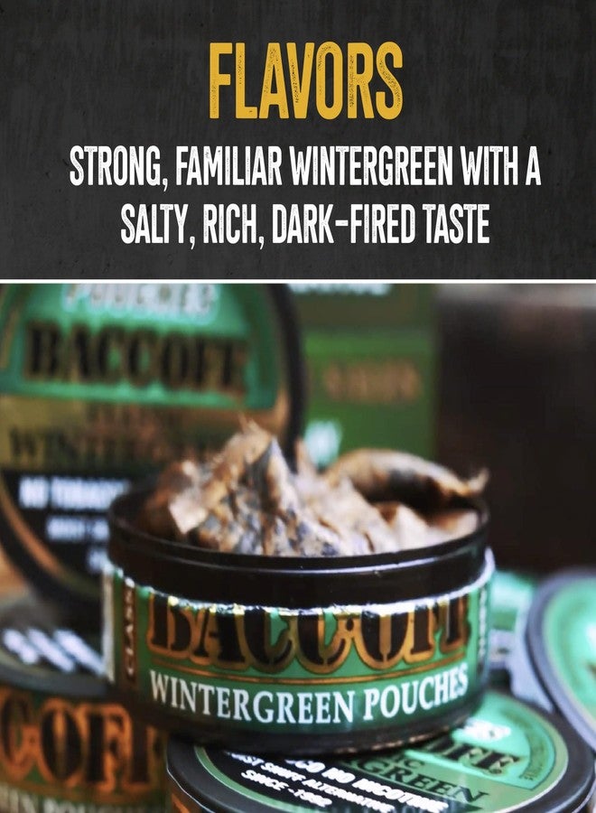 BACC OFF 1 Can, BaccOff Wintergreen Pouches, Strong Wintergreen and Salty, Rich Flavors, 16 Pouches - Image 4