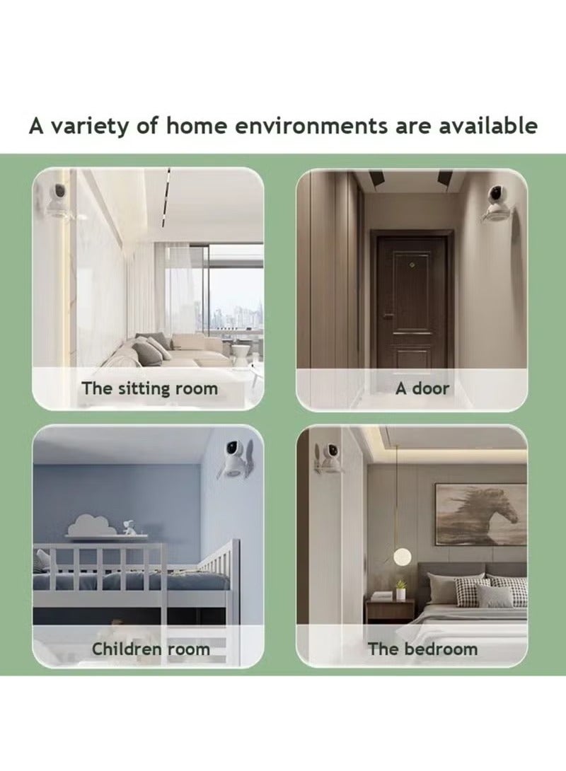 2 PCS Acrylic Floating Small Wall Shelves, Mini Wall Mounted Hanging Display Shelves, Universal Adhesive Shelf Easy to Install No Drill, For Security Cameras, Baby Monitors, Smart Speaker  - Image 2