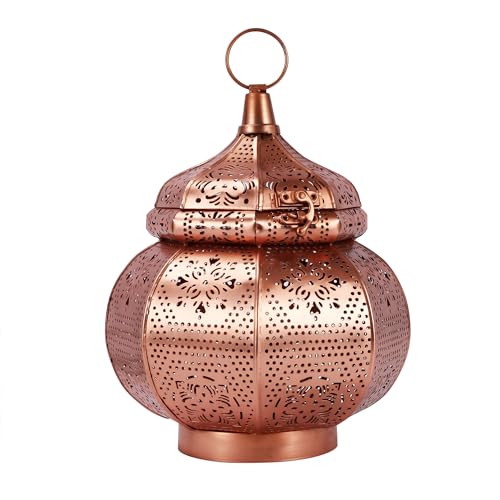 RYLLZ ESSENTIALS Rose Gold Electric Aroma Diffuser | Metal Beautiful electroplated Night Lamp with 2 Bulbs Handcrafted Oil Burner - Image 1