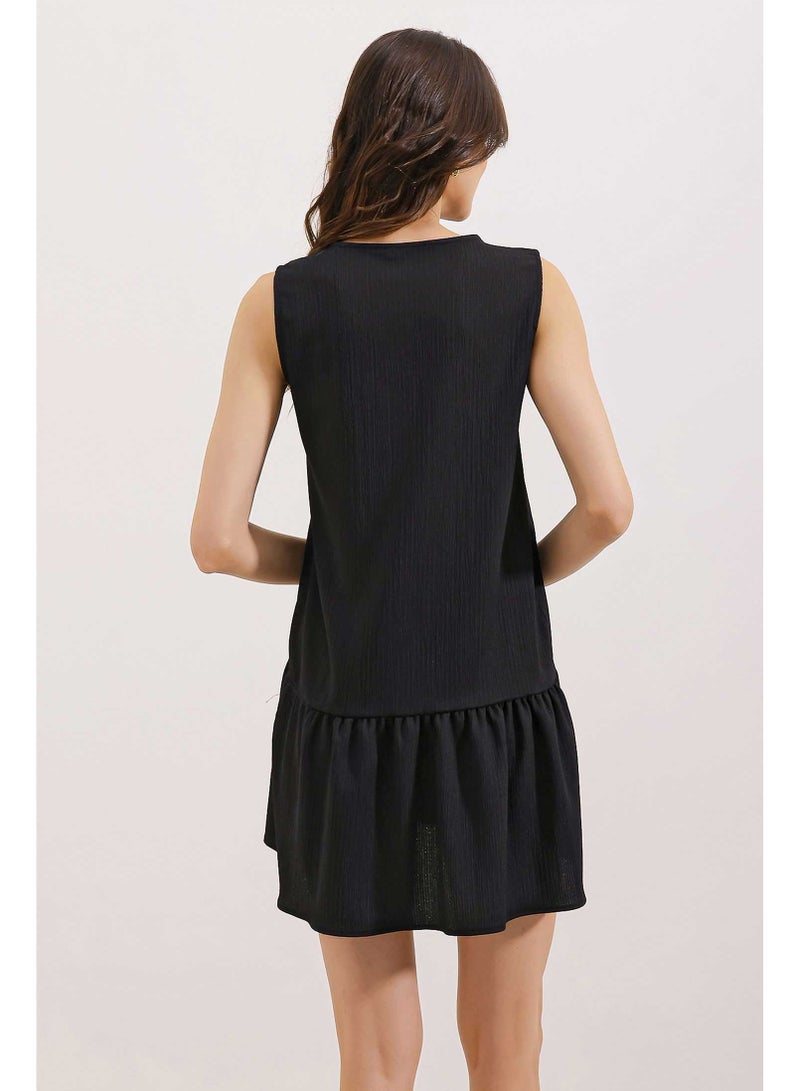 Summer Flared Knitted Dress  - Image 5