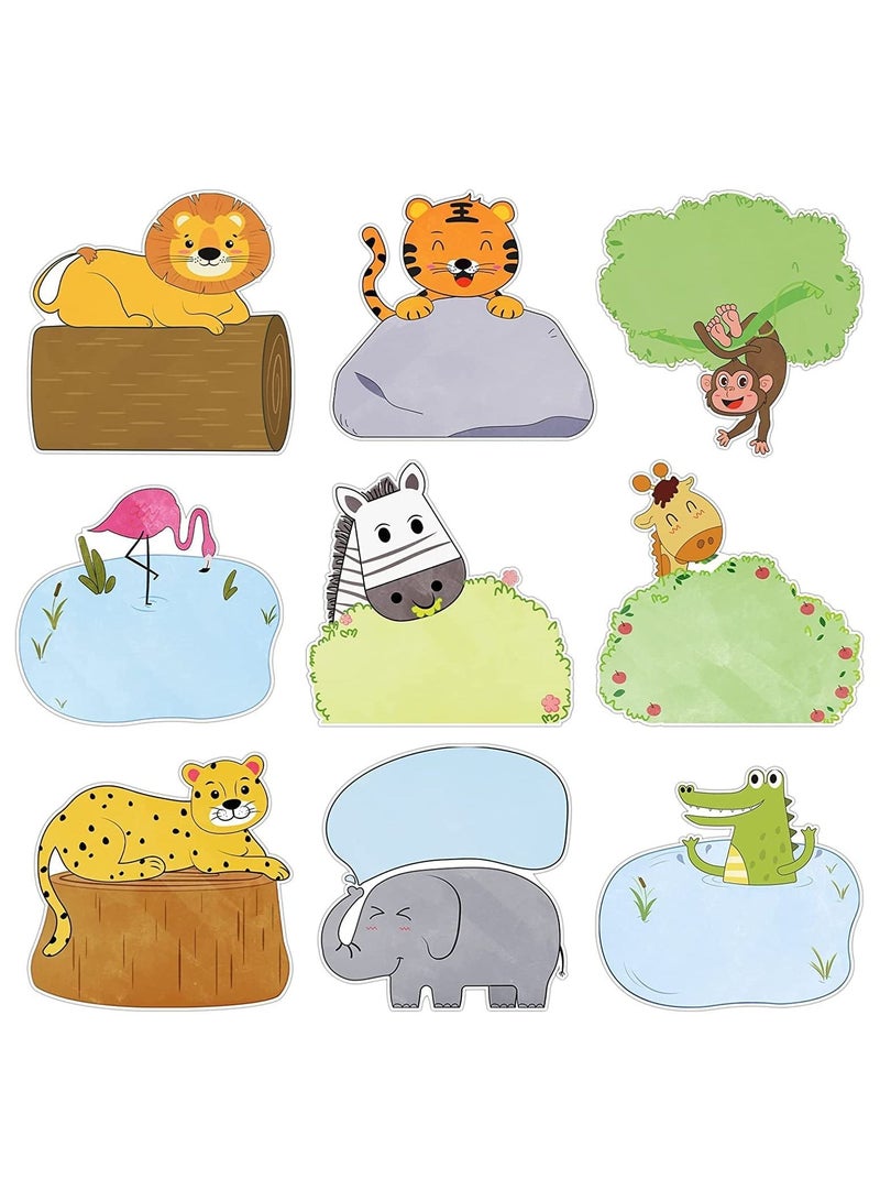 UP TO DATE Jungle Animals Hanging Figures for Classroom Blackboard and Modern Party Decor, Set of 45 School Decor - Image 1