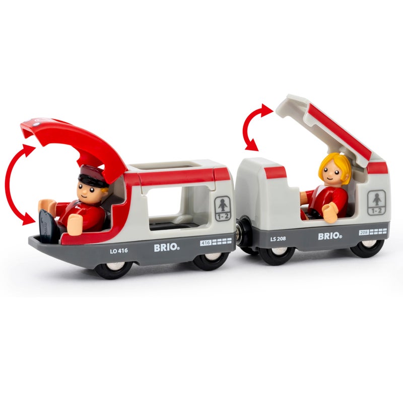 BRIO World â€“ 36079 Starter Travel Train Set | 22-Piece Wooden Toy Train Set for Kids Aged 3 Years Up - Image 5