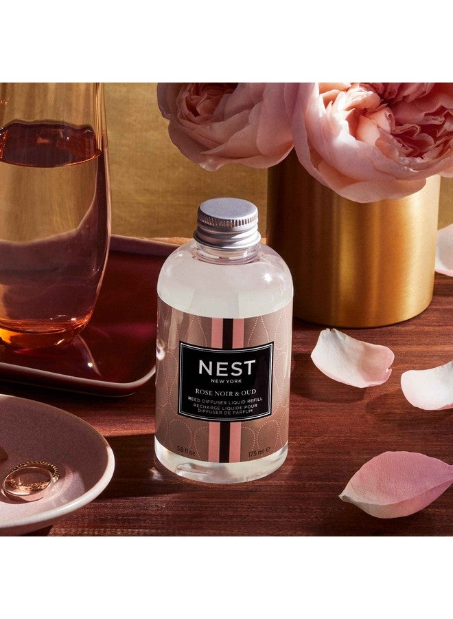 Nest New York NEST New York Reed Diffuser Liquid Refill, Rose Noir & Oud - 5.9 fl oz - Fragrance for Up to 90 Days - Flame Free  - Image 4