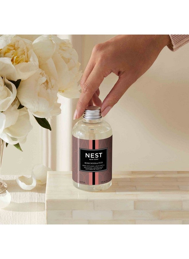 Nest New York NEST New York Reed Diffuser Liquid Refill, Rose Noir & Oud - 5.9 fl oz - Fragrance for Up to 90 Days - Flame Free  - Image 2